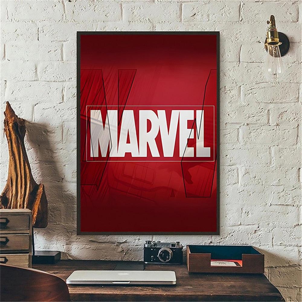 Marvel Logo Poster - Aesthetic Wall Decor