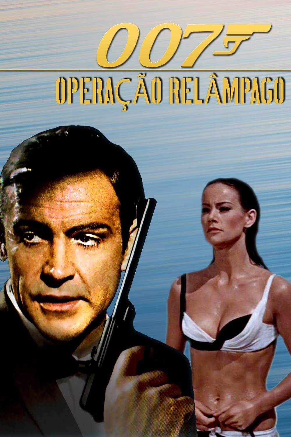 Operation Lightening Thunderball Portuguese James Bond Poster - Aesthetic Wall Decor