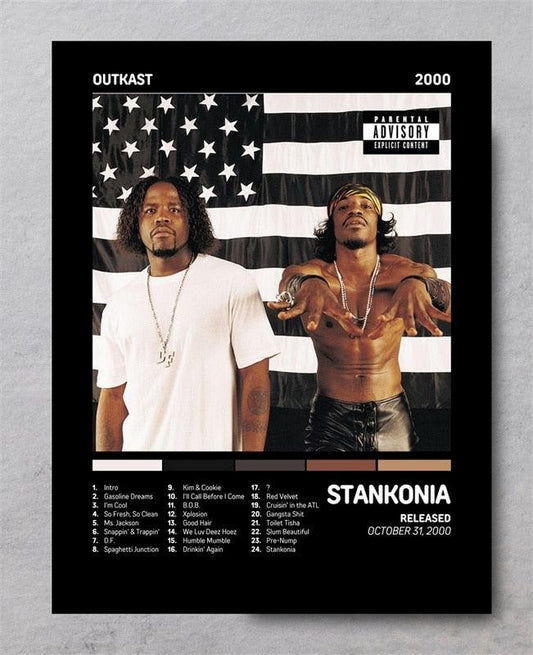 Outkast Stankonia Rap Music Album Cover Wall Art Poster - Aesthetic Wall Decor