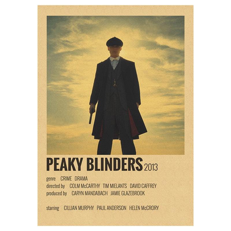 Peaky Blinders Thomas Shelby Polaroid Minimalist Poster - Aesthetic Wall Decor