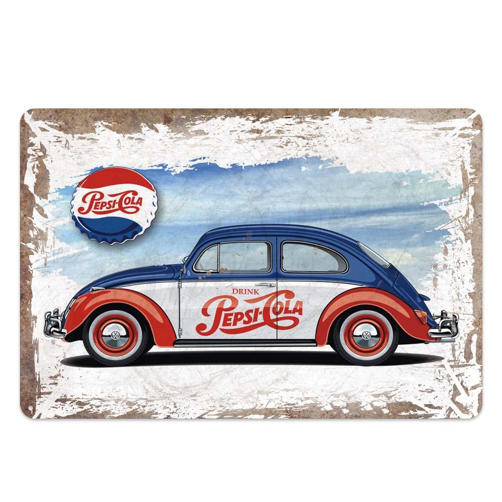 Pepsi Vintage Brand Wall Art Metal Signs - Aesthetic Wall Decor