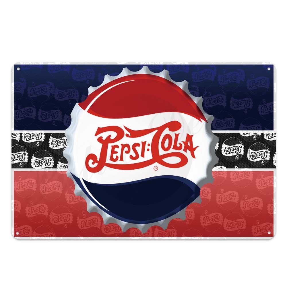 Pepsi Vintage Brand Wall Art Metal Signs - Aesthetic Wall Decor