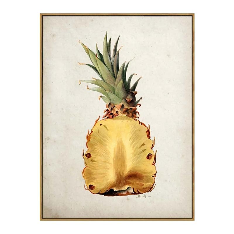 Pineapple Aesthetic Fruit Kitchen Wall Art Poster - Aesthetic Wall Decor