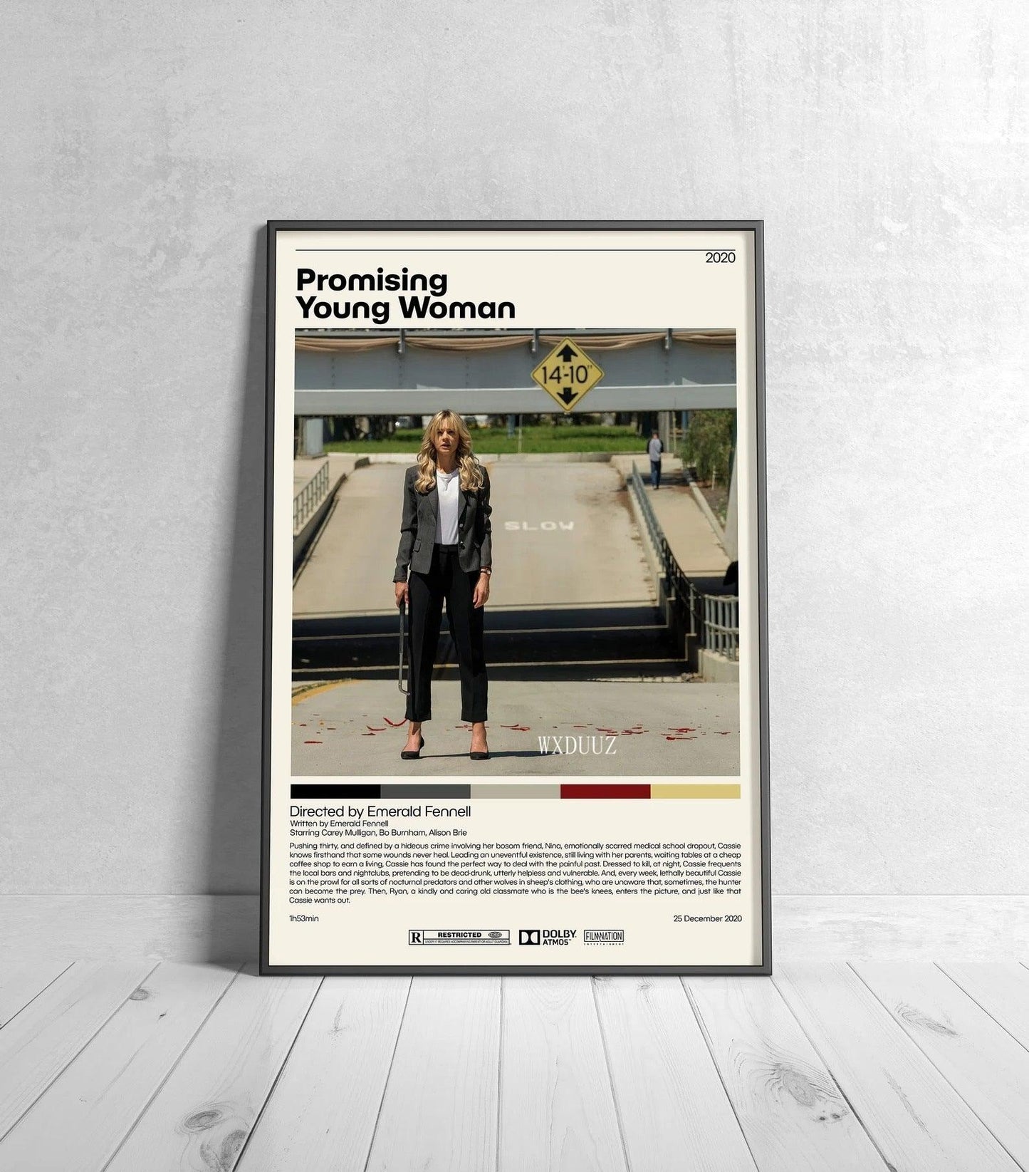 Promising Young Woman Minimalist Movie Poster - Aesthetic Wall Decor