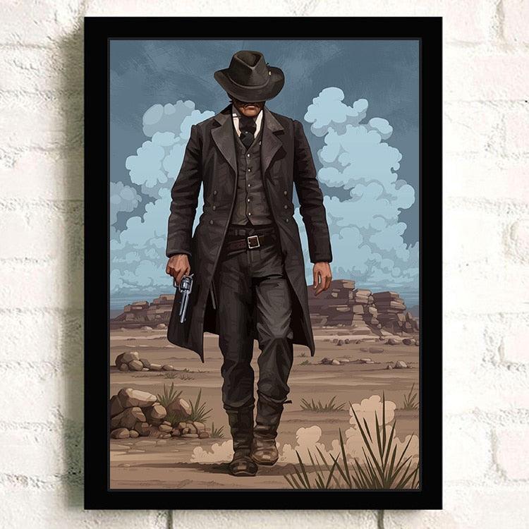 Red Dead Redemption II RDR2 Arthur Morgan Video Game Wall Art Poster - Aesthetic Wall Decor