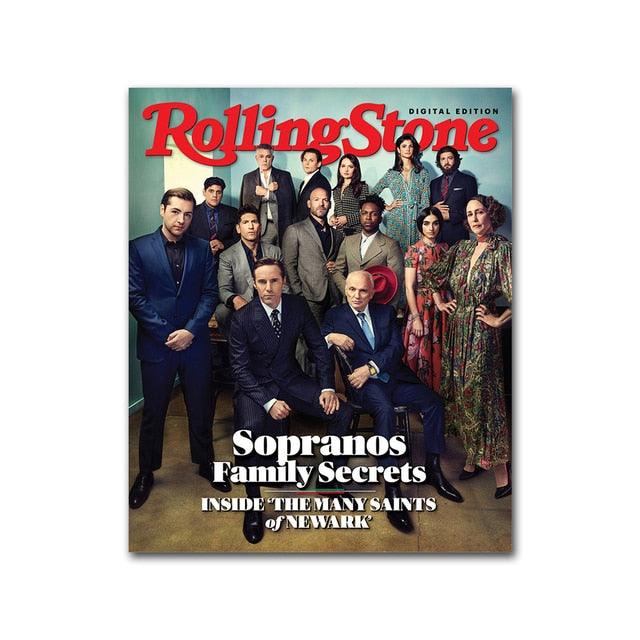 Rolling Stones Sopranos TV Series Wall Art Poster - Aesthetic Wall Decor