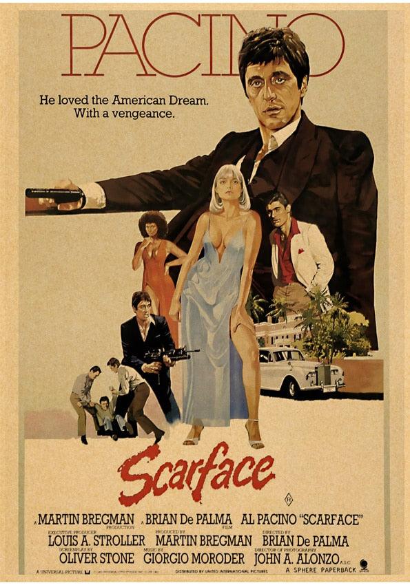Scarface Miami Style Unique Movie Poster - Aesthetic Wall Decor