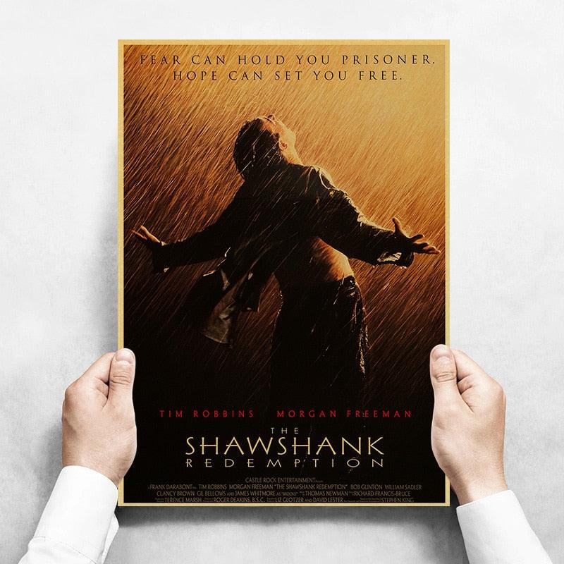Shawshank Redemption Classic Movie Poster - Aesthetic Wall Decor