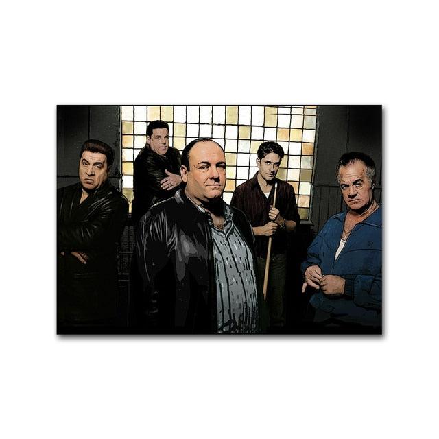 Soprano Crew Season 5 TV Series Wall Art Poster - Aesthetic Wall Decor