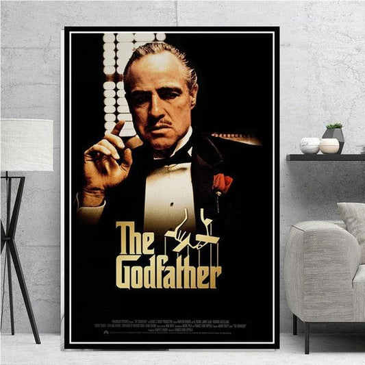 The Godfather Movie Poster - Aesthetic Wall Decor