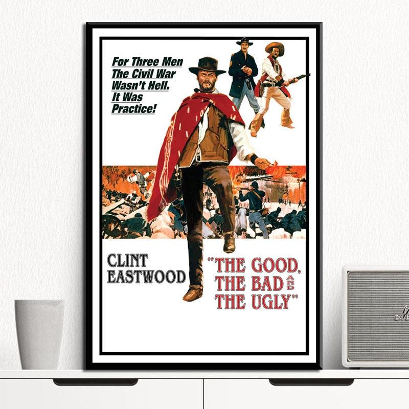 The Good The Bad and The Ugly Classic Poster - Aesthetic Wall Decor