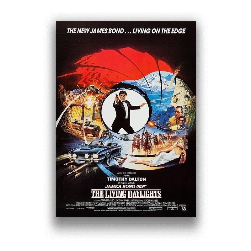 The Living Daylights 007 James Bond Classic Movie Poster - Aesthetic Wall Decor