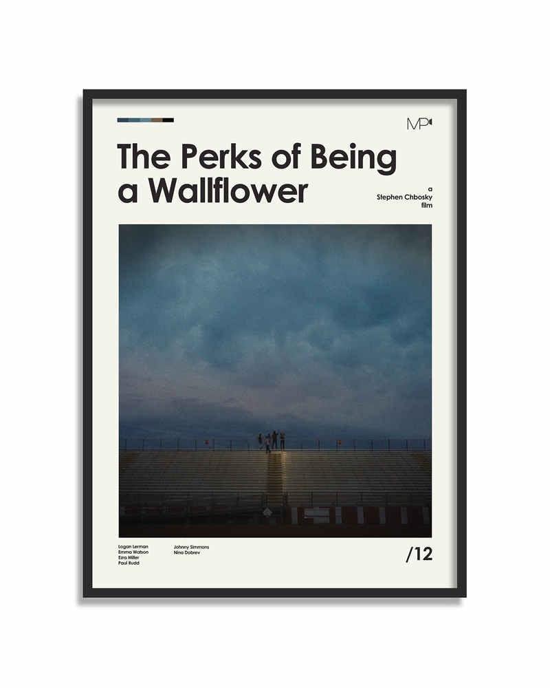 The Perks Of Being A Wall Flower Minimalist Movie Poster - Aesthetic Wall Decor