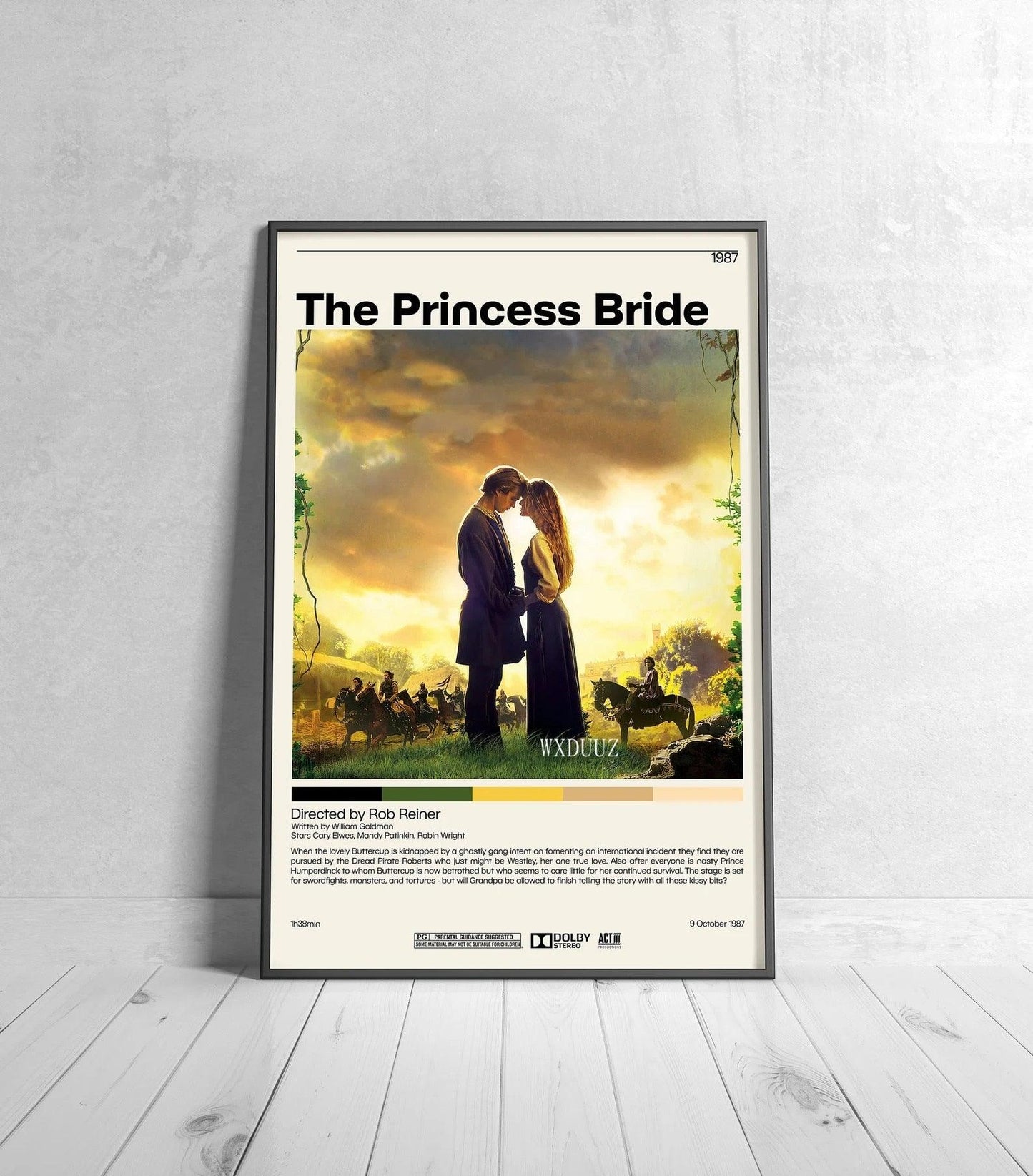 The Princess Bride Minimalist Movie Poster - Aesthetic Wall Decor
