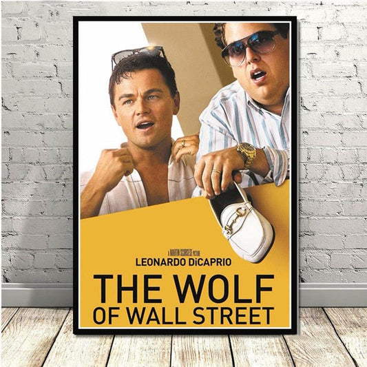 The Wolf of Wall Street Jonah Hill DiCaprio Movie Poster - Aesthetic Wall Decor