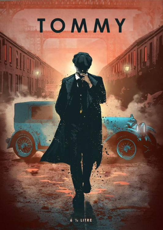 Tommy Shelby Peaky Blinders 6 1/4 Litre Car Legend Poster - Aesthetic Wall Decor