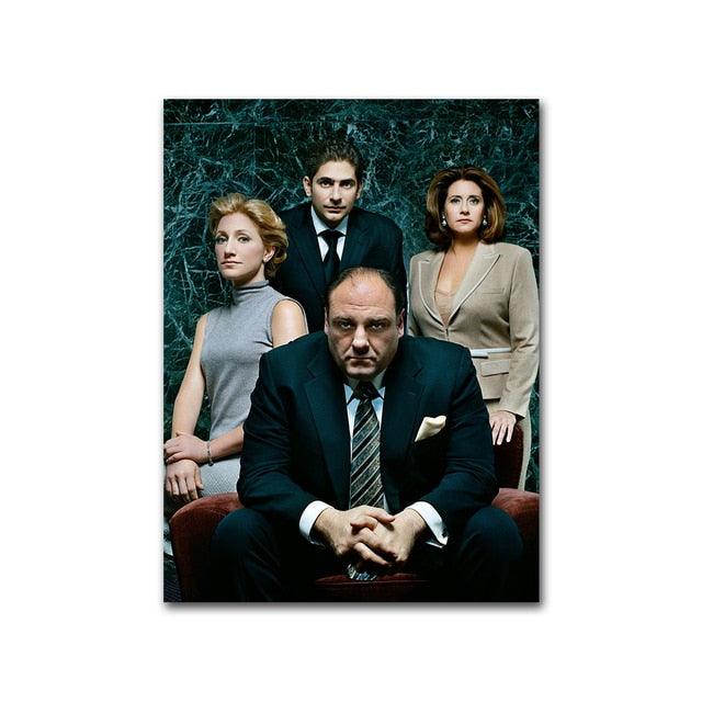 Tony Soprano Christopher Dr. Melfi Carmela Sopranos Poster - Aesthetic Wall Decor